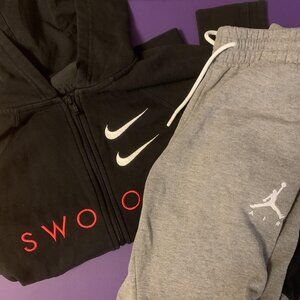 Nike Swoosh Boys Hoodie and Sweatpant Set